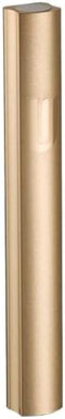 Mezuza Aluminum Waterproof Case Peel & Stick Easy Installation Home Blessing (Gold, 5inch)...