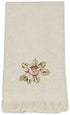 Avanti Linens Rosefan Fingertip Towel, Ivory, 18.00" x 11.00"...