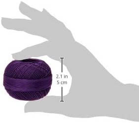 Handy Hands Lizbeth Premium Cotton Thread, Size 40, Purple Dark...