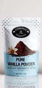 Madagascar Vanilla Powder Whole Vanilla Beans Ground, 1 ounce, Great for Baking, Coffee, Tea, Smoothies, Yogurt, Ice Cream - Keto Friendly Alcohol...