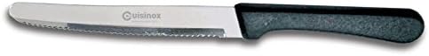 Cuisinox Steak Knives Set of 4 Black Polypropylene Handle with Rounded Tip...