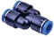 5 pc Y Union 10mm 3/8" Splitter Pneumatic Connector Push In Fitting Air Hose Tube...