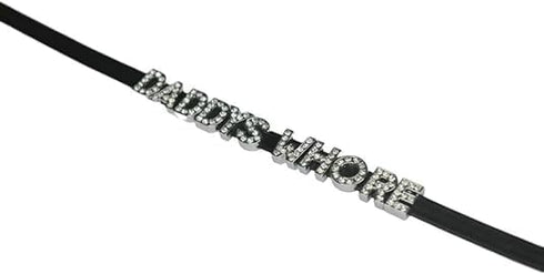 2 PCS DADDY'S +DADDY'S Choker Necklaces,Rhinestone DDLG Chokers Matching Daddy Lingerie,Sexy Dad Collar For Women Honey Princess Hotwife Girls,Fau...