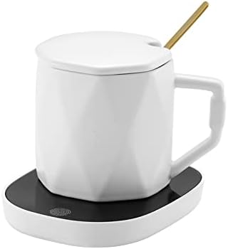 Mug Warmer, Coffee Cup Warmer, Coffee Warmer for Desk, Coaster Adjustable in Three Levels, Constant Temperature 55°C, Suitable for Office or Home ...