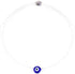 HUNO 6Pcs/Set Evil Eye Ankle Bracelet Lucky Amulet Blue Eye Waterproof String Anklets for Women Kabbalah Protection Jewelry-A...