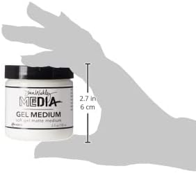 Ranger Dina Wakley Media Gel Medium 4oz Jar, Matte Finish...