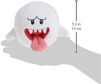 Little Buddy Super Mario All Star Collection 1428 Ghost Boo Stuffed Plush, 4"...