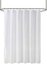 Madison Park Anna Sheers Shower Curtain, Textured Striped Accent Design, Modern Mid-Century Bathroom Decor, Machine Washable, Fabric Privacy Scree...