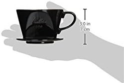 Kalita #01005 Kalita Ceramic Coffee Dripper, For 1-2 People, Black...