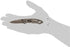 Smith & Wesson CK400 5.4in High Carbon S.S. Folding Knife with a 2.2in Drop Point Blade and Stainless Steel Handle for Outdoor, Tactical, Survival...