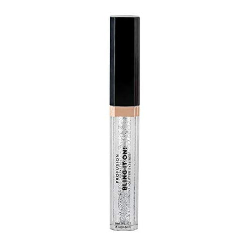 Profusion Cosmetics Bling It On! Glitter Eyeliner With Multi-Dimensional Glitter (Crystal Diamond)...