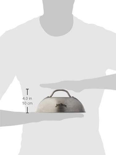 Jim Beam JB0181 9" Burger Cover Cheese Melting Dome, Silver...