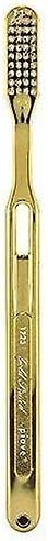 55Dental Gold Toothbrush | Tynex bristle | Medium Soft | 18K Gold Plated Toothbrush...