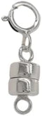 925 Sterling Silver Magnetic Clasp Converter 16.2mm Spring Ring for Necklaces or Bracelets by CRAFT WIRE...