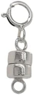 925 Sterling Silver Magnetic Clasp Converter 16.2mm Spring Ring for Necklaces or Bracelets by CRAFT WIRE...