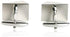 Gray Crystal Cufflinks for Men in Presentation Gift Box Perfect for Travel - Groomsmen Groom Wedding...