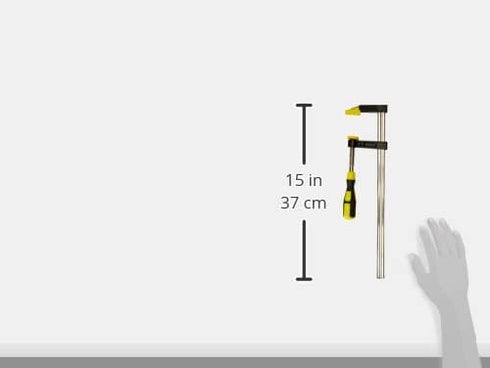 Bar Clamp - 12" F-Clamp with Ergonomic Handle & Push-Button Adjustment - 107118...