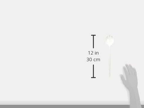 Novelty Servware White Plastic Serving Set - Includes: 2 Serving Spoons, 2 Serving Sporks - Chic Design, Pect for Parties, Events, Wedding, Entert...