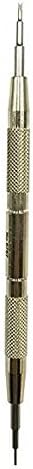 New Package Swiss Made Bergeon 6767-S Watch Spring Bar Tool - Long Stainless Steel Handle with Replaceable Screw(6767-S) (6767-F)...