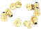 20Pcs Gold Metric Male Thread Flush Straight Grease Nipple Fitting for Machine Tool Accessory greaseing Fittings(M6x1mm),Pipe Fittings,Tools and H...
