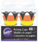 Wilton Petal Candy Corn 48-Pack Baking Cup, Mini...