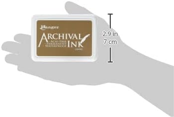 Ranger AIP31451 Ink Pad Coffee Archival Dye Permanent Waterproof, OSFA, Multicolor...