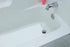 Peel and Stick Bathtub Mat - White Adhesive Vinyl Anti Slip with Drain Cut Out - Non Slip Shower Bath Mat - Extra Long Bathroom Accessory for Wet ...