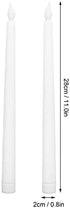 Pssopp LED Taper Candles Flameless Candle Electronic Candle Light 2pcs LED Taper Candles Battery Powered Flameless LED Candle Sticks for Festival ...