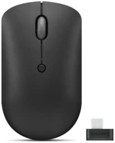 Lenovo 400 USB-C Compact Wireless Mouse, Black...