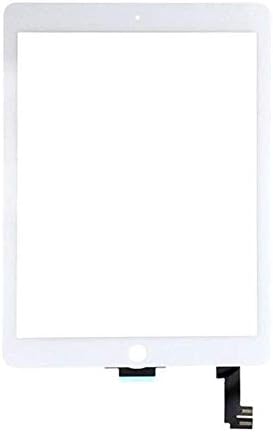 New Glass Touch Screen Digitizer Replacement for iPad Air 2 9.7" 2nd Gen A1566 A1567 and Pre-Installed Adhesive with Repair Tools Kit (Without Hom...