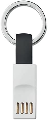 BoxWave Cable Compatible with Garmin inReach Mini - Micro USB Keychain Charger, Key Ring Micro USB Cable - Jet Black...