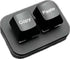USB mini 2-key keyboard Copy and Paste, programmable macro keyboard, hot swappable mechanical keyboard, with 1.5 meter USB data cable (Black)...