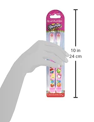 Brush Buddies 2 Piece Shopkins Toothbrush...