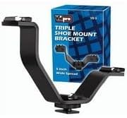 Vidpro VB-3 Triple Shoe Mounting Y-Bracket...