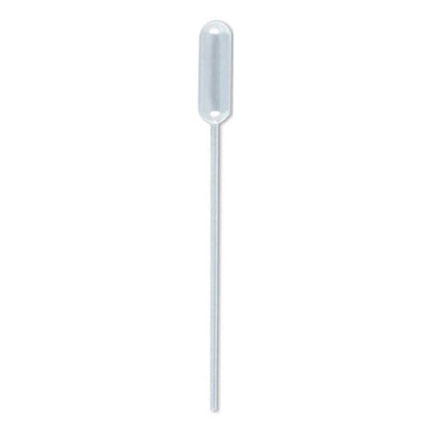 Sterile Non-Graduated Narrow Fine Stem Transfer Pipettes 3.5 mL (0.12 oz) - 24 Pack...