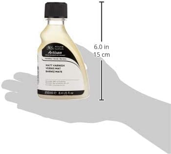 Winsor & Newton Artisan Matt Varnish, 250ml (8.4-oz) bottle...