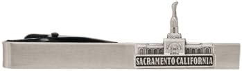 Silver Tie Clip by Ringmasters | LDS Temple Tie Clips for Men with Antique Silver Finish | Suit Accessories for Weddings, Church, & Formal Events ...