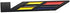 3x Black V Car Body Trunk Lid Sticker Badge Emblem Compatible For ATS CTS SRX XTS (Black/Yellow/Red)...