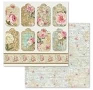 Stamperia International KFT Paper Pad 10 Sheets Double-Sided Elegant Gift, Multicoloured, 30.5 x 30.5...