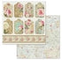 Stamperia International KFT Paper Pad 10 Sheets Double-Sided Elegant Gift, Multicoloured, 30.5 x 30.5...