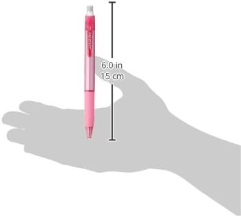 Uni Erasable Knock Ballpoint Pen, Uni-Ball R:E, Cherry Pink Ink (URN18005.13)...