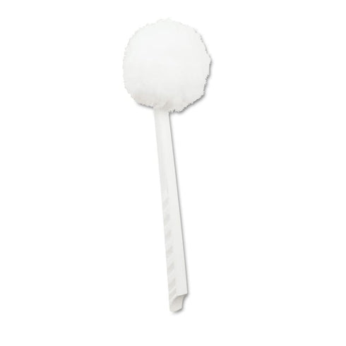 Boardwalk 00160 Deluxe Bowl Mop, 10" Handle, 2" dia. Head, Plastic, White (Case of 25)...
