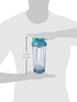 BlenderBottle Shaker Bottle Pro Series Perfect for Protein Shakes and Pre Workout, 28-Ounce, Cerulean Blue...