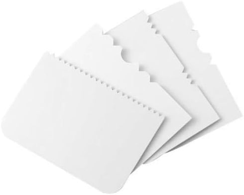 PME SIDE SCRAPERS - PATTERNED EDGE PLASTIC SET OF 4...