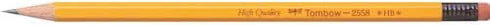 Tombow Pencil 2558-HB Rubber Pencil 2558 HB, 1 Dozen...