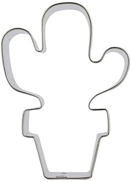 Cactus Houseplant Succulent Cookie Cutter, 4" Made in USA by Ann Clark...