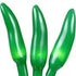 Novelty Lights 11FT Chili Pepper String Lights, 35 Lights Indoor/Outdoor Connectable Mini Light Set, Green...