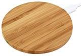Fit for Apple Iphone12 Iphonoe 12 / Pro/Pro Max Bamboo Wood WOODED Fast Wireless Charger 7.5W for Samsung Galaxy S10/S10+/S10e/S9/S9+/S8/S8+/LG G7...
