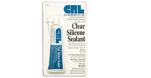CR Laurence 22C Water Clear Silicone Squeeze Tube Sealant, 3 Fluid Ounce...