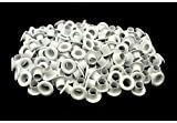 150pcs 4mm Hole White Round Eyelet Scrapbooking Card Hole Craft Eyelets E075...